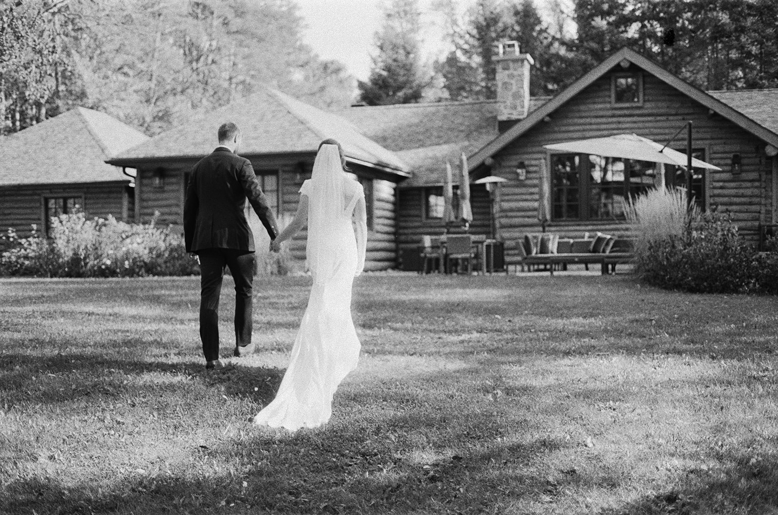 couple walks away from their wedding ceremony after being married by a wedding officiant in the GTA